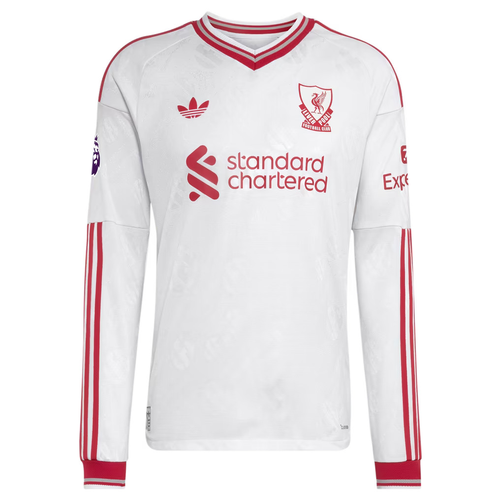 adidas Liverpool 2026/27 Away Authentic Long Sleeve Custom Jersey