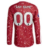 adidas Liverpool 2026/27 Home Authentic Long Sleeve Custom Jersey