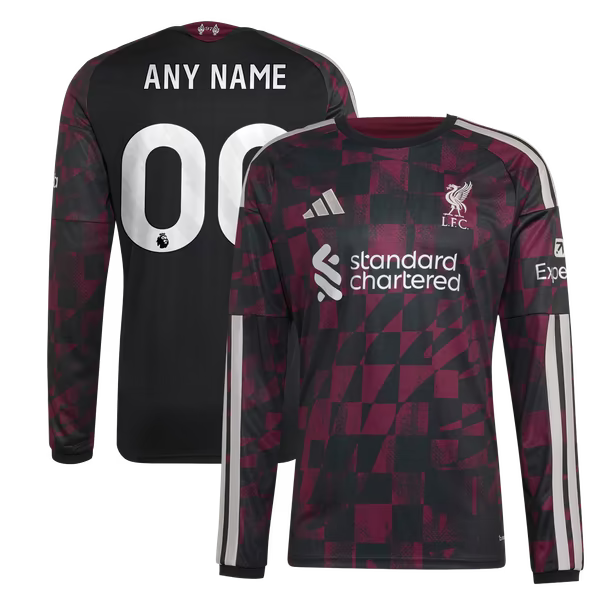 adidas Liverpool 2026/27 Third Replica Custom Long Sleeve Jersey