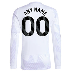 Adidas Manchester United 2025/26 Away Replica Long Sleeve Custom Jersey