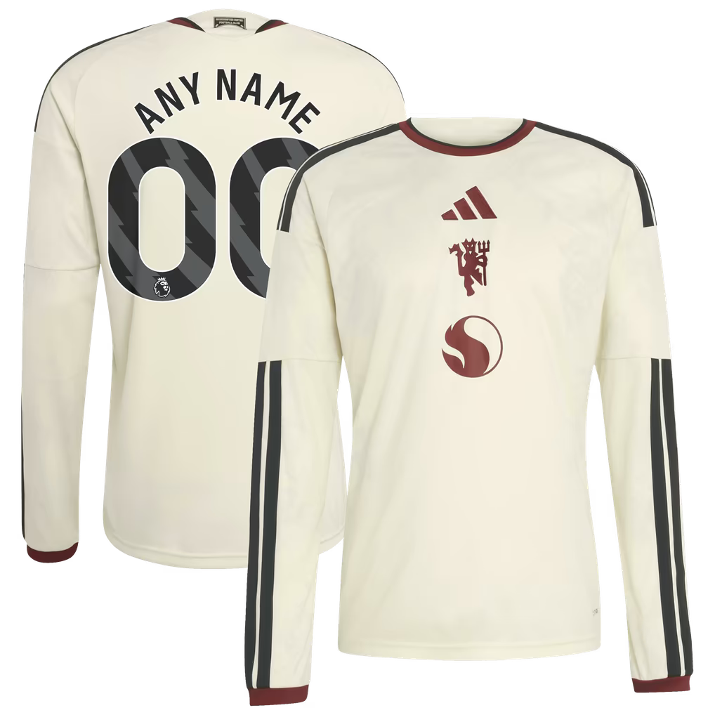 Adidas Manchester United 2026/27 Third Replica Custom Long Sleeve Jersey