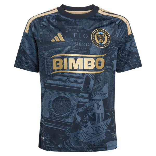 adidas Milan Iloski Philadelphia Union Youth 2026 1776 Kit Replica Jersey