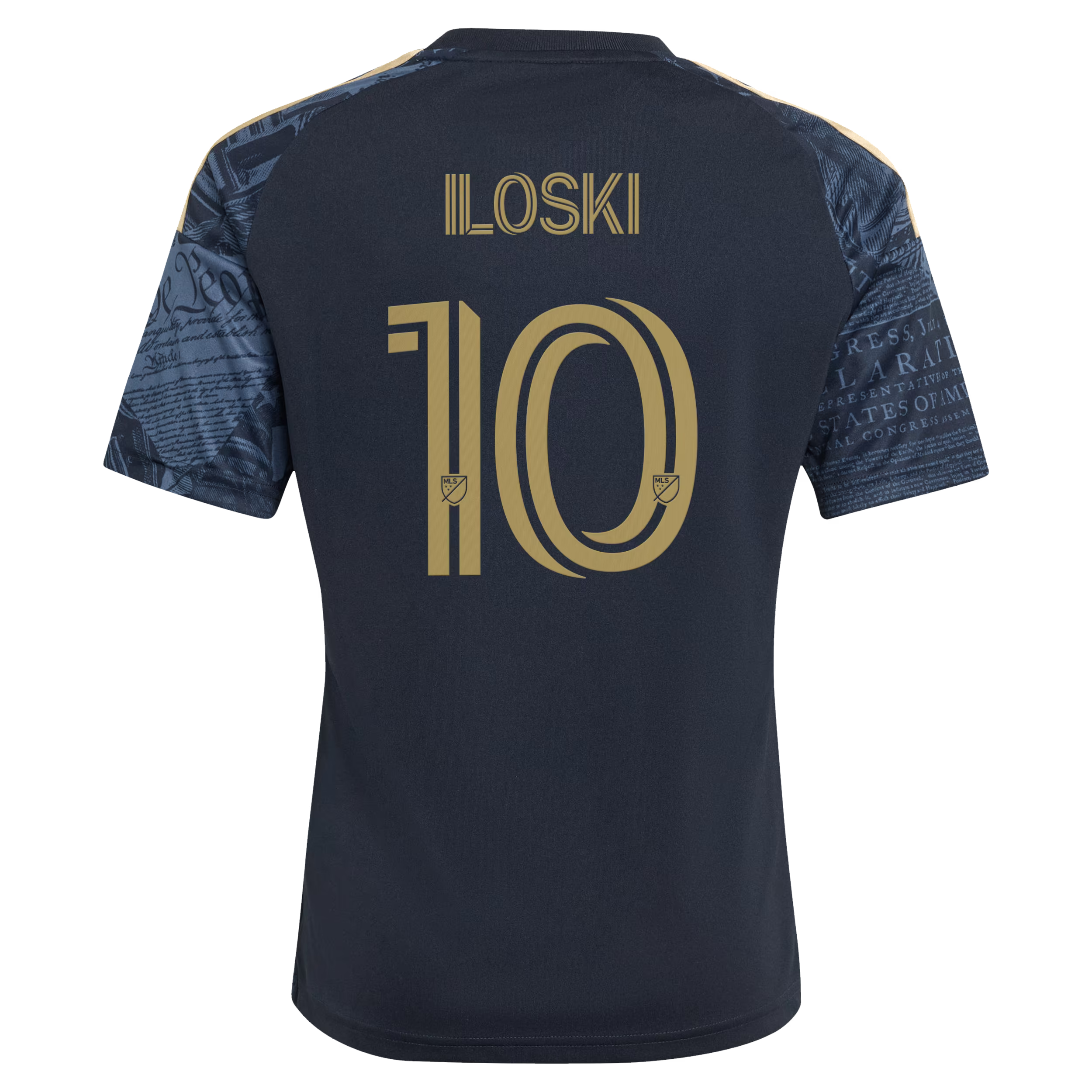adidas Milan Iloski Philadelphia Union Youth 2026 1776 Kit Replica Jersey