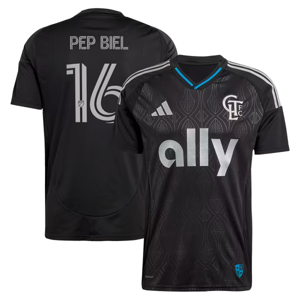 adidas Pep Biel Charlotte FC 2025 Fortress Kit Replica Jersey