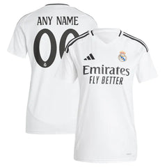adidas Real Madrid Women's 2024/25 Home Replica Custom Jersey