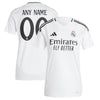 adidas Real Madrid Women's 2024/25 Home Replica Custom Jersey