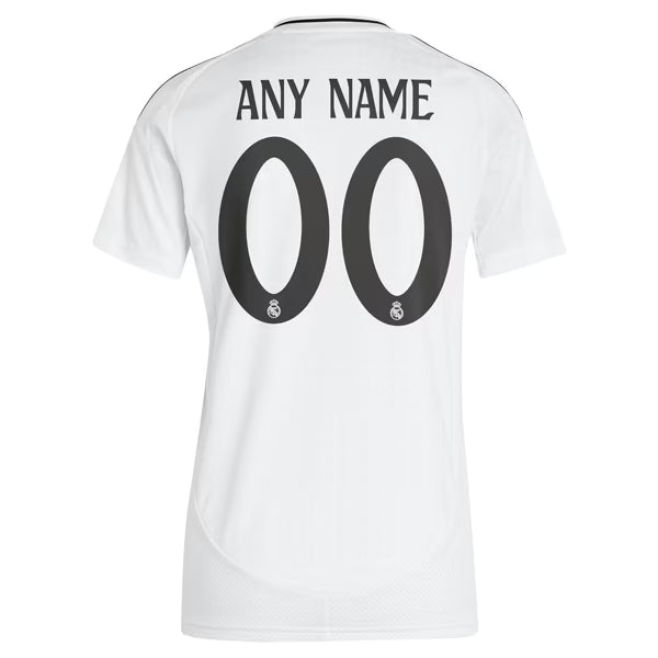 adidas Real Madrid Women's 2024/25 Home Replica Custom Jersey