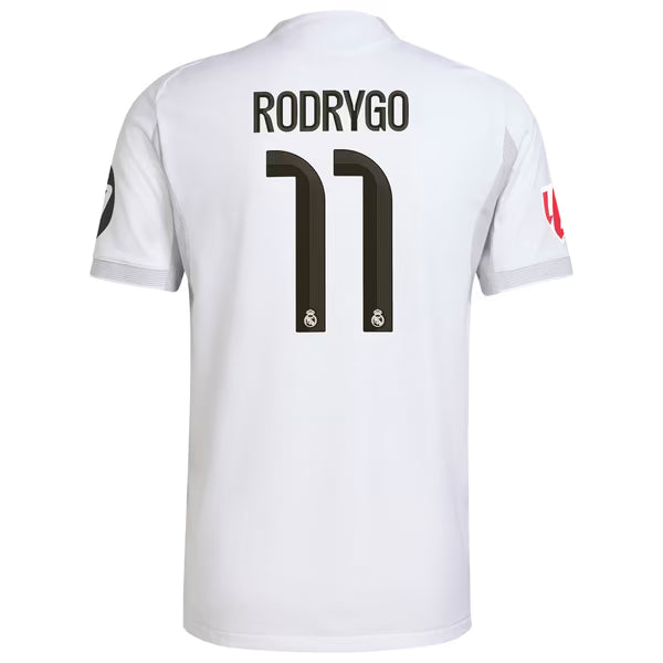 adidas Rodrygo Real Madrid 2025/26 Home Authentic Jersey