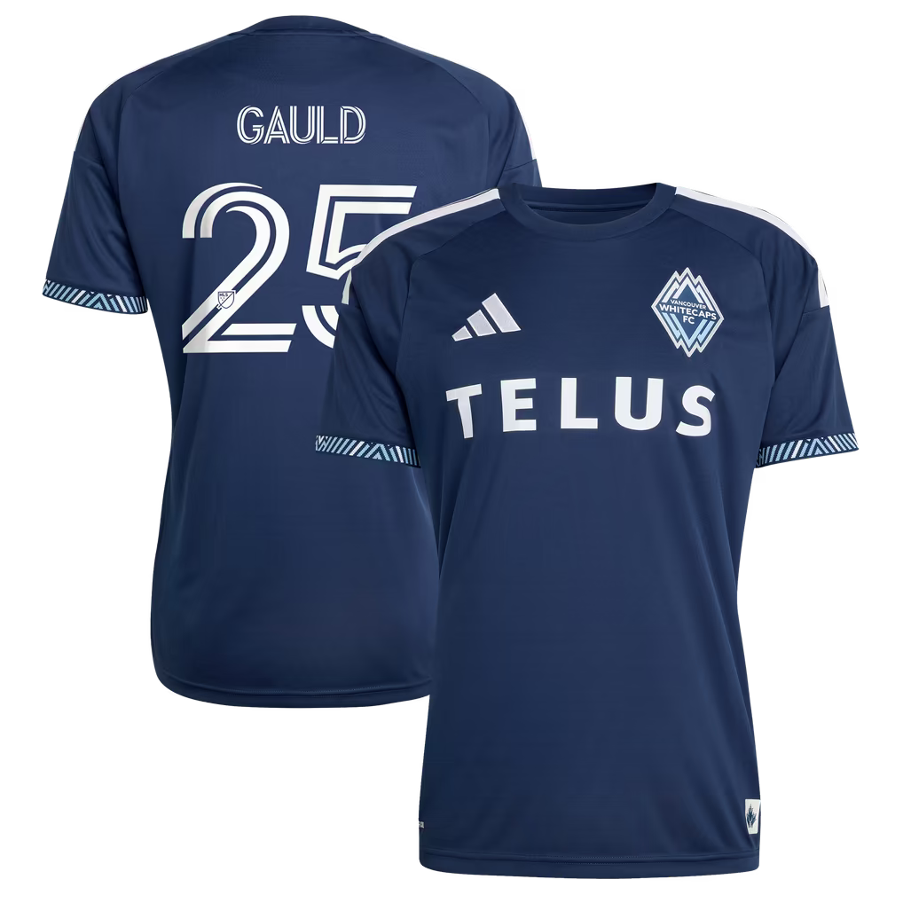 Adidas Ryan Gauld Vancouver Whitecaps FC 2026 Coastal Replica Jersey