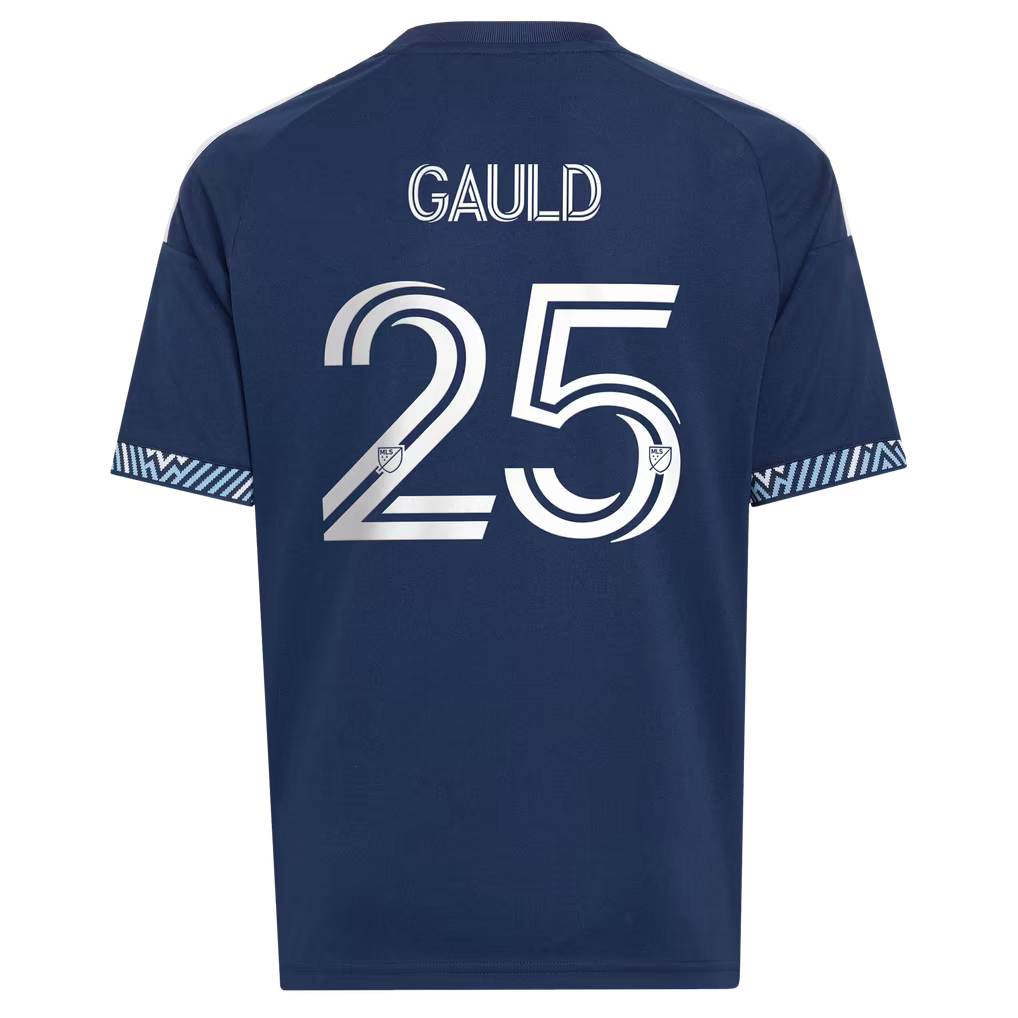 Adidas Ryan Gauld Vancouver Whitecaps FC Youth Coastal Replica Jersey