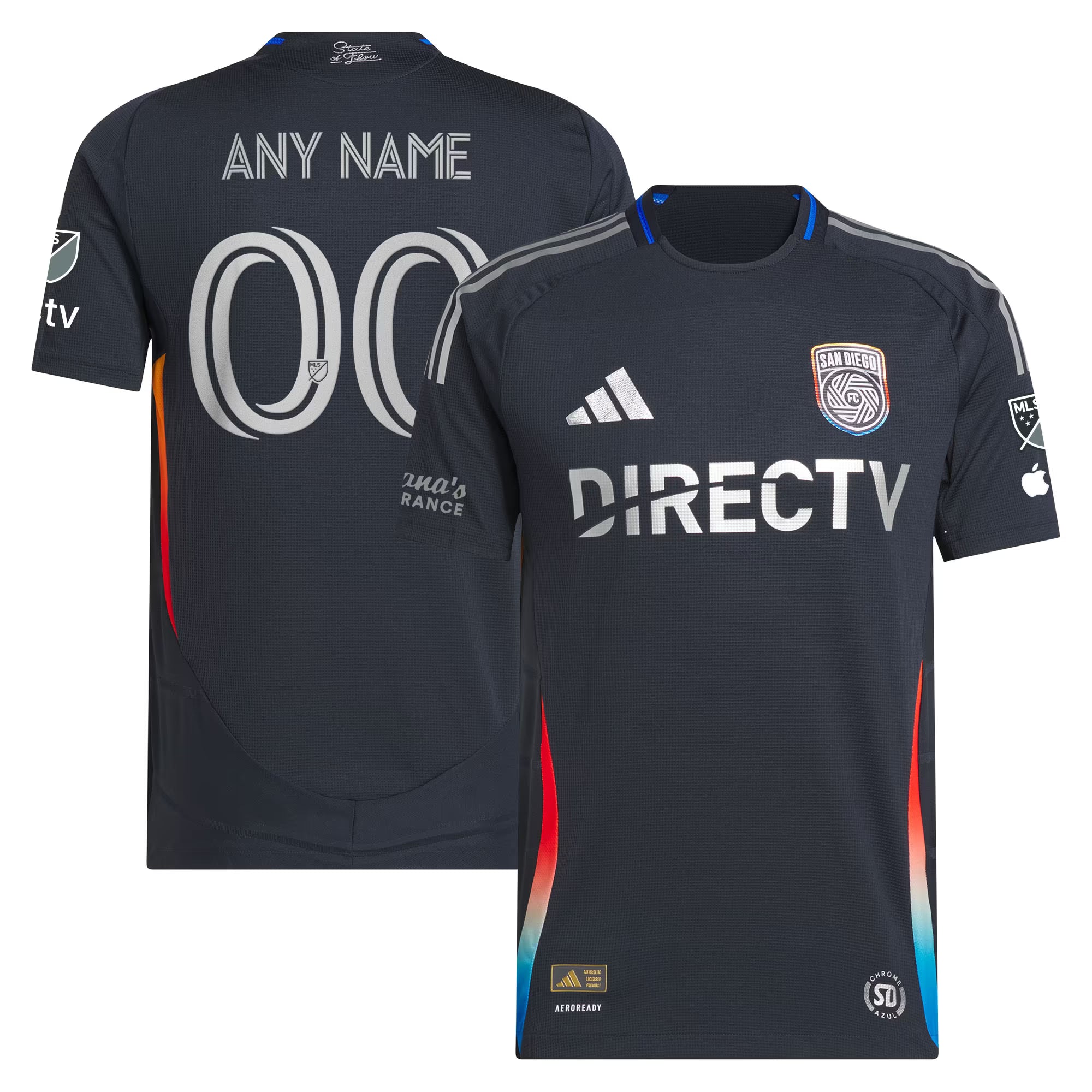 adidas San Diego FC 2025 State Of Flow Authentic Custom Jersey