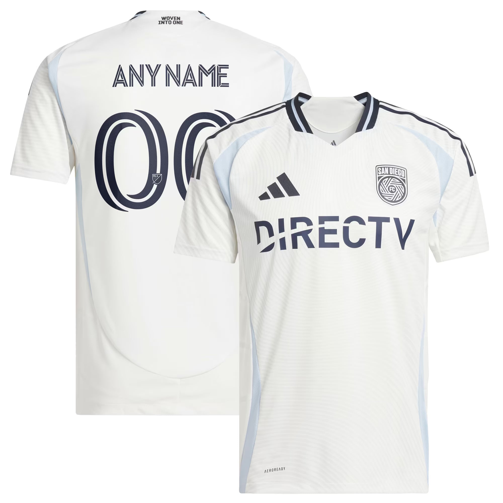 adidas San Diego FC 2025 Woven Into One Replica Custom Jersey