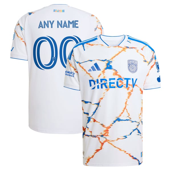 adidas San Diego FC 2026 Authentic Custom Jersey