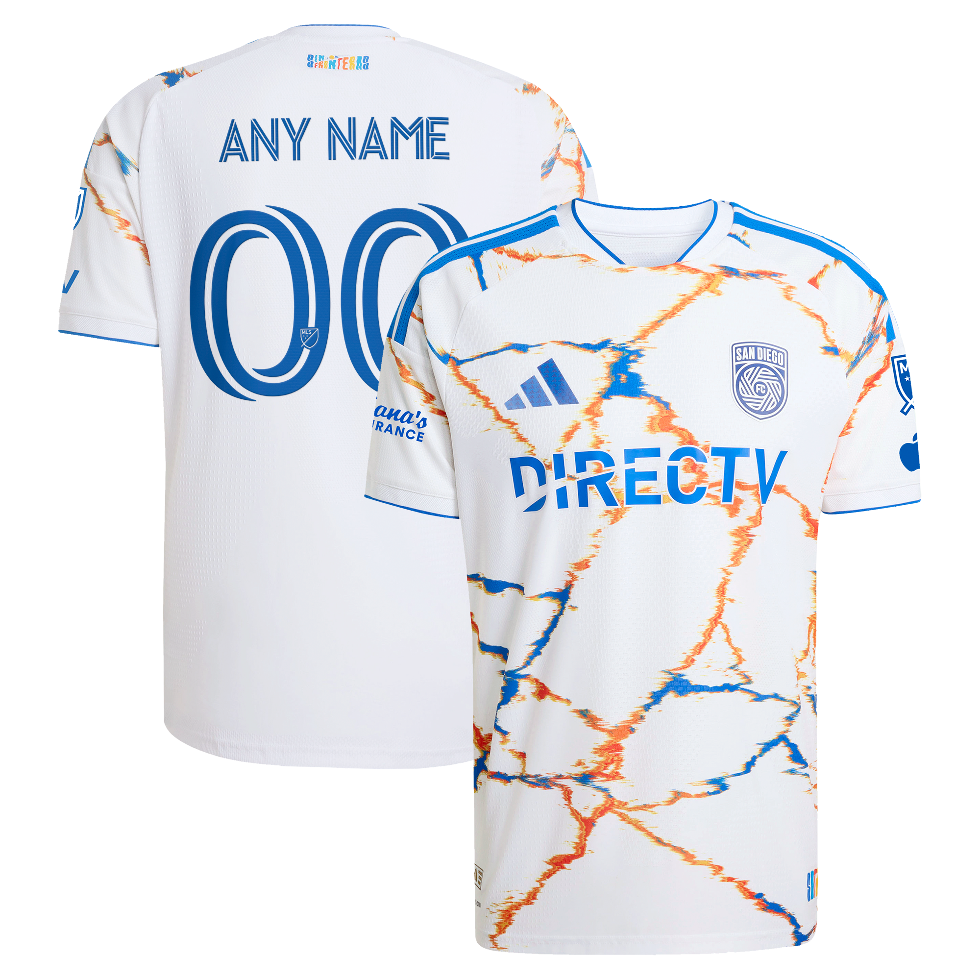 adidas San Diego FC 2026 Authentic Custom Jersey