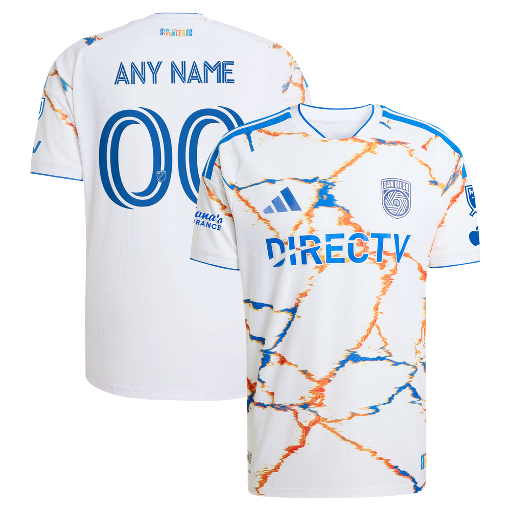 adidas San Diego FC 2026 Authentic Custom Jersey
