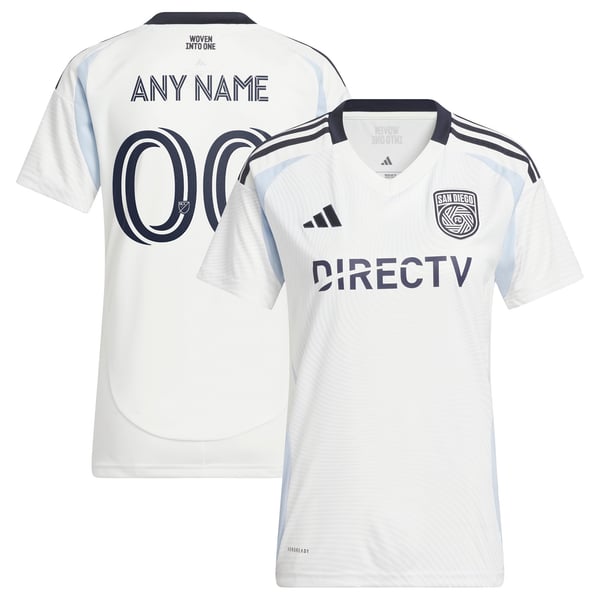 adidas San Diego FC Women's 2025 Woven Into One Replica Custom Jersey