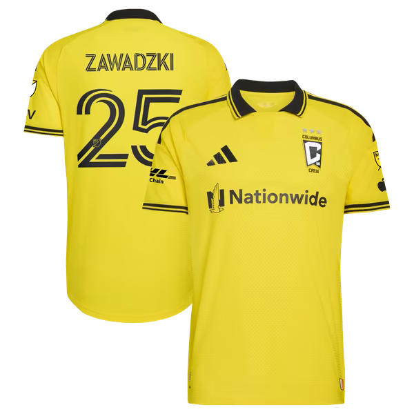 adidas Sean Zawadzki Columbus Crew 2026 Authentic Jersey