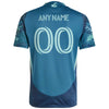 adidas Seattle Sounders FC 2025 Salish Sea Authentic Custom Jersey