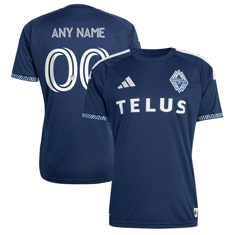 Adidas Vancouver Whitecaps FC 2026 Coastal Replica Custom Jersey