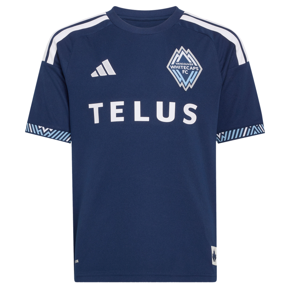 Adidas Vancouver Whitecaps FC Youth 2026 Coastal Replica Custom Jersey