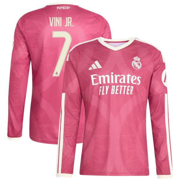 adidas Vini Jr. Real Madrid 2026/27 Third Replica Long Sleeve Jersey