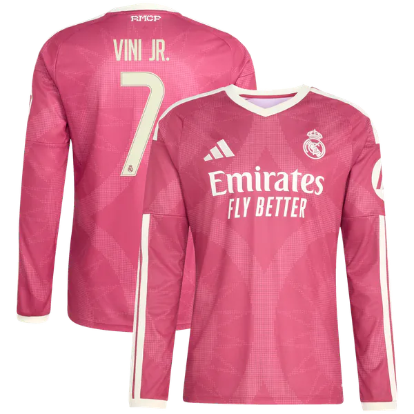 adidas Vini Jr. Real Madrid 2026/27 Third Replica Long Sleeve Jersey