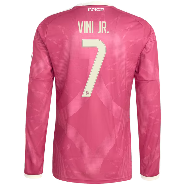 adidas Vini Jr. Real Madrid 2026/27 Third Replica Long Sleeve Jersey