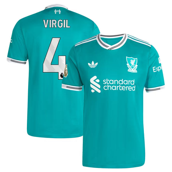 adidas Virgil van Dijk Liverpool 2025/26 Third Authentic Jersey
