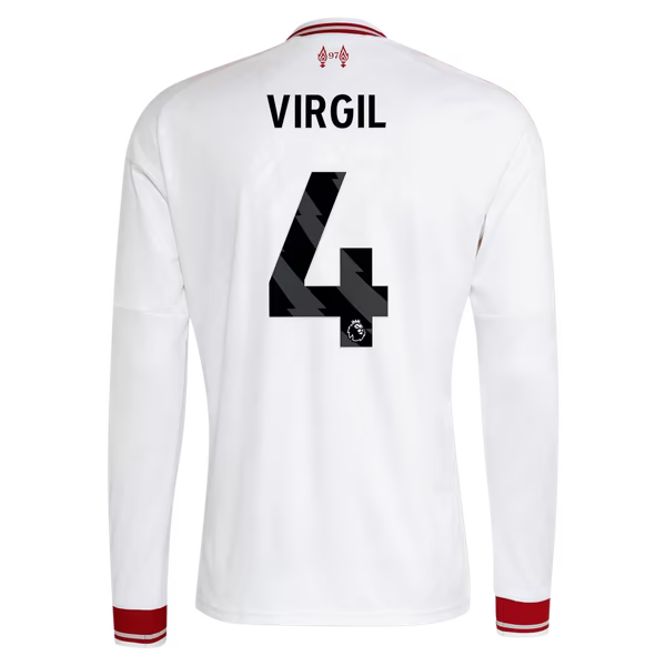adidas Virgil van Dijk Liverpool 2026/27 Away Replica Long Sleeve Jersey