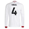 adidas Virgil van Dijk Liverpool 2026/27 Away Replica Long Sleeve Jersey