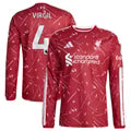 adidas Virgil van Dijk Liverpool 2026/27 Away Replica Long Sleeve Jersey