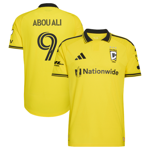 adidas Wessam Abou Ali Columbus Crew 2026 Authentic Patch Jersey