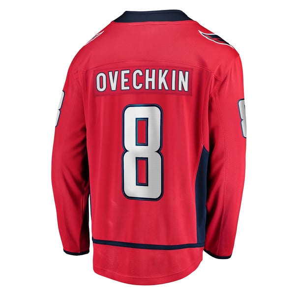 Alexander Ovechkin Washington Capitals Captain Patch Home Breakaway Jersey