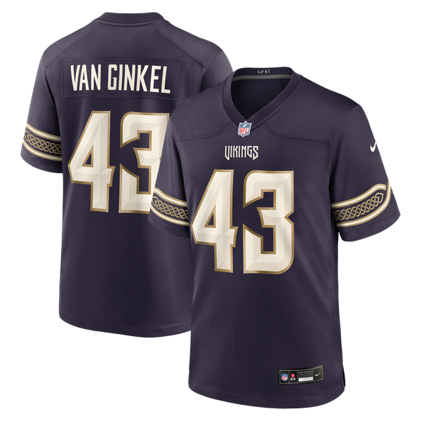 Nike Minnesota Vikings Andrew Van Ginkel 2026 Rivalries Game Jersey