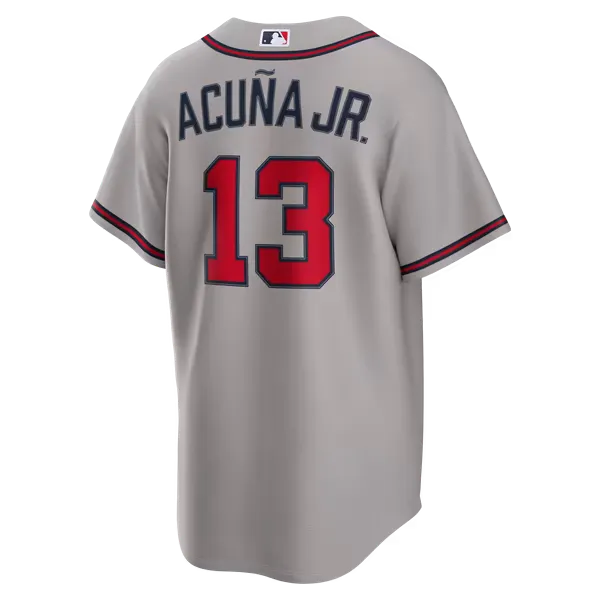 Atlanta Braves Road Baseball Jersey (Ronald Acuña Jr.)