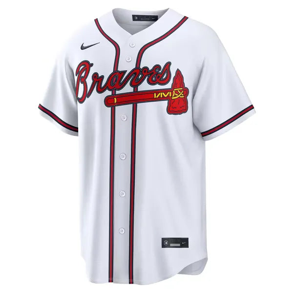 Atlanta Braves White Home Jersey (Ronald Acuña Jr.)