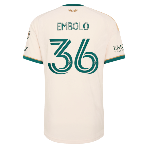 adidas Breel Embolo Atlanta United FC 2026 Spirit of '96 Authentic Patch Jersey