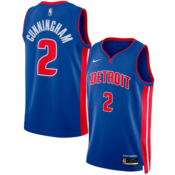 Nike Cade Cunningham Detroit Pistons Icon Edition Unisex Swingman Jersey