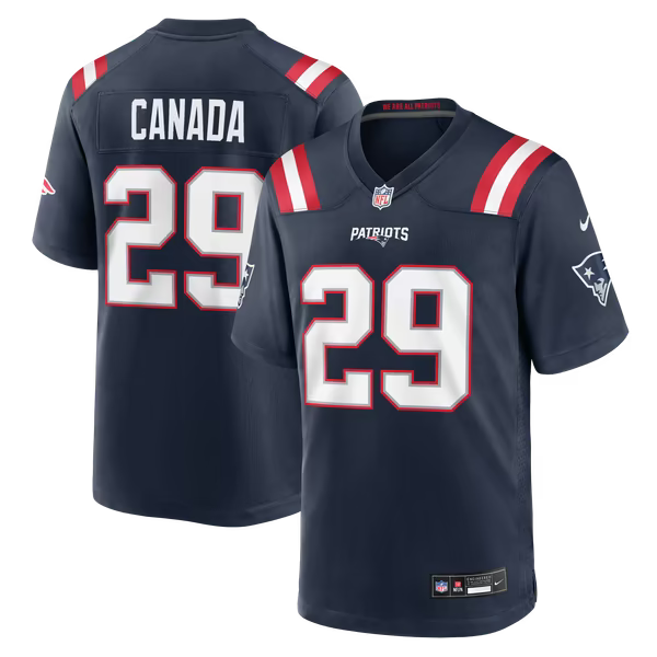 Nike New England Patriots Channing Canada Game Jersey