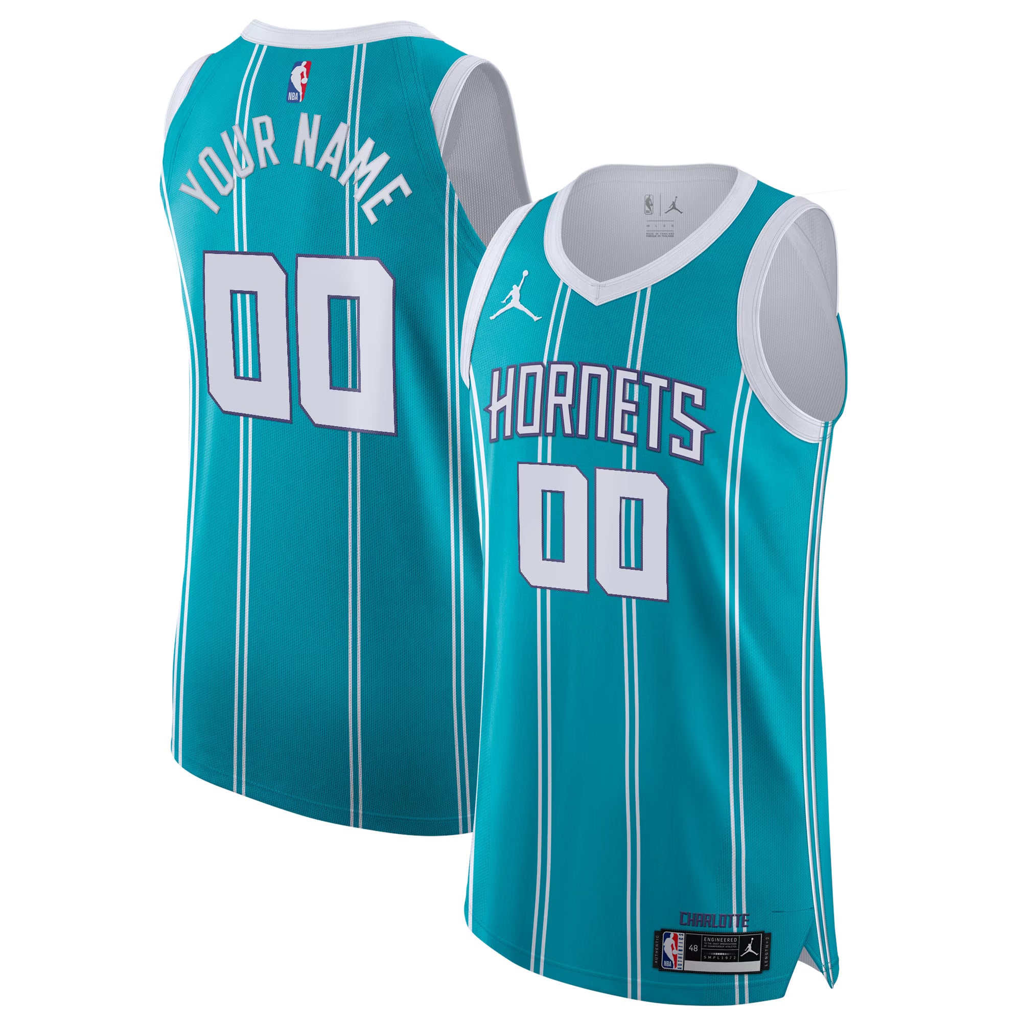 Jordan Brand Charlotte Hornets Icon Edition Authentic Custom Jersey