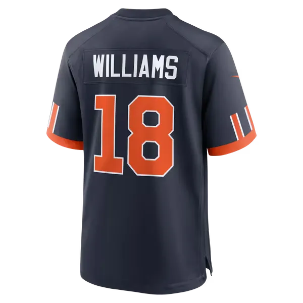 Chicago Bears Navy Game Jersey (Caleb Williams)