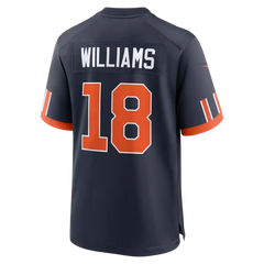 Chicago Bears Navy Game Jersey (Caleb Williams)