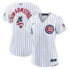 Chicago Cubs White Women's Stadium Jersey (Pete Crow-Armstrong)
