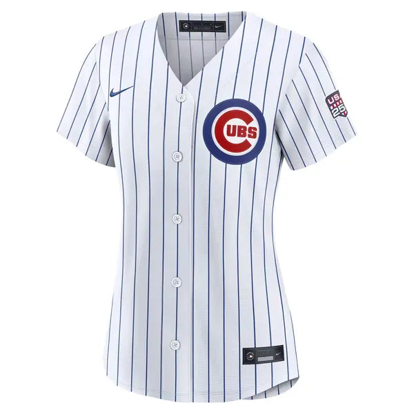 Chicago Cubs White Women's Stadium Jersey (Pete Crow-Armstrong)
