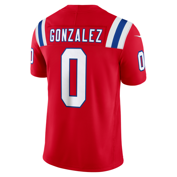 Nike Christian Gonzalez New England Patriots Vapor F.U.S.E. Limited Jersey
