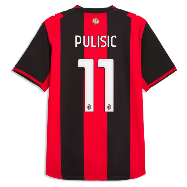 Puma Christian Pulisic AC Milan 2026/27 Home Authentic Jersey
