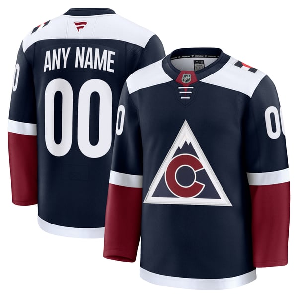 Fanatics Colorado Avalanche Alternate Premium Custom Jersey