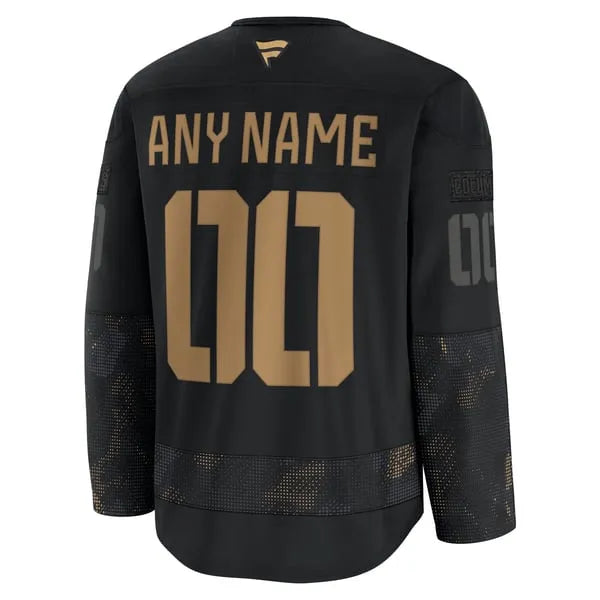 Columbus Blue Jackets 2024 Military Appreciation Custom Practice Jersey