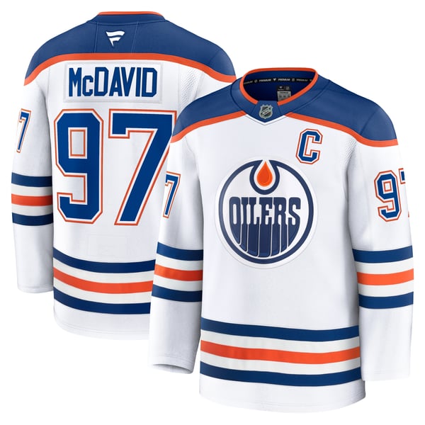 Fanatics Connor McDavid Edmonton Oilers Away Premium Jersey