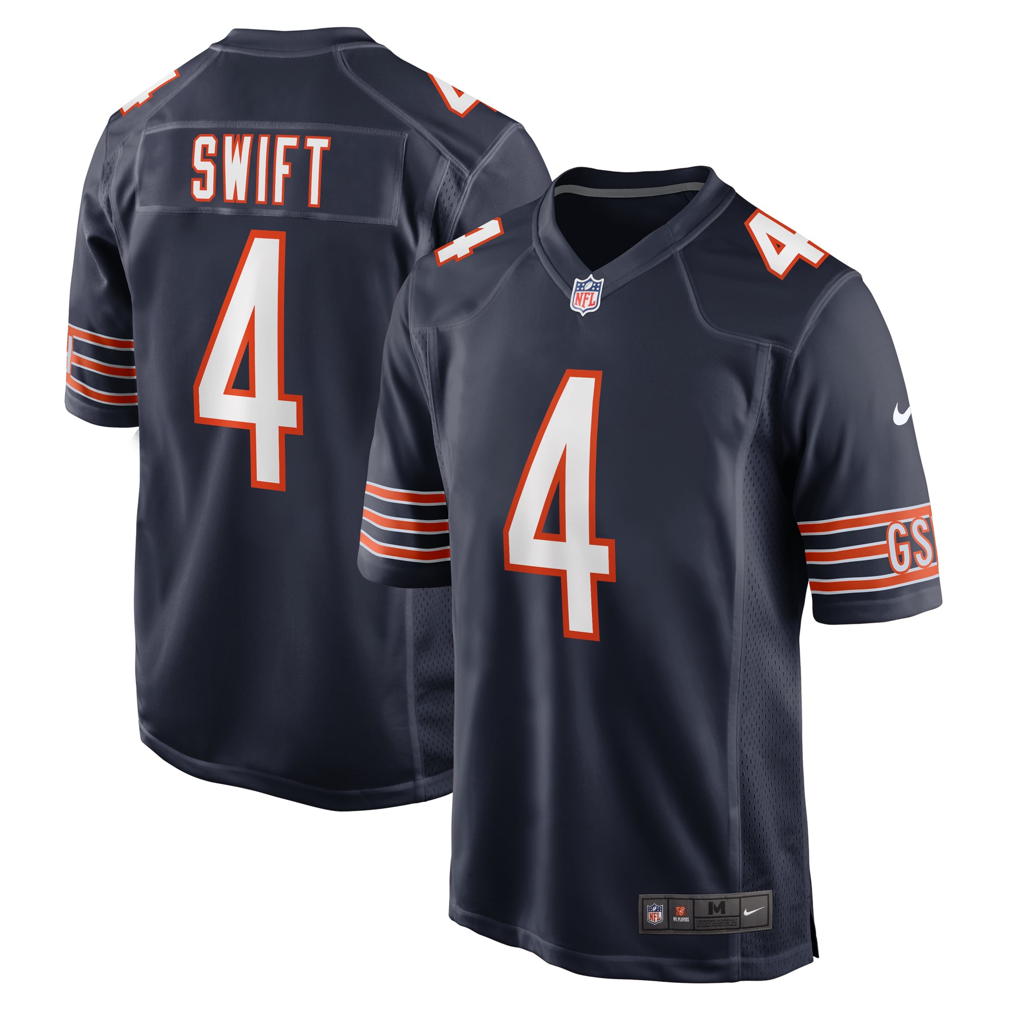 Nike D'Andre Swift Chicago Bears Game Jersey